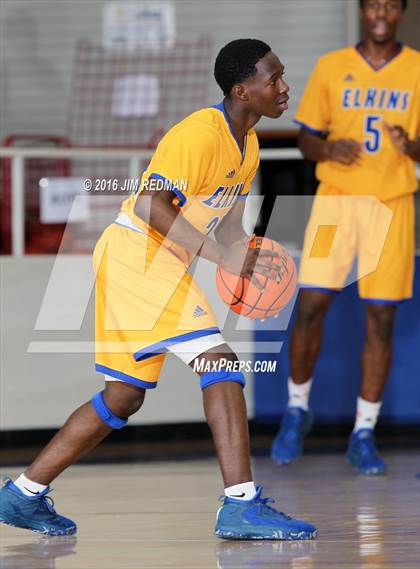 Thumbnail 2 in Fort Bend Elkins vs. Fort Bend Marshall (McDonald's Texas Invitational) photogallery.