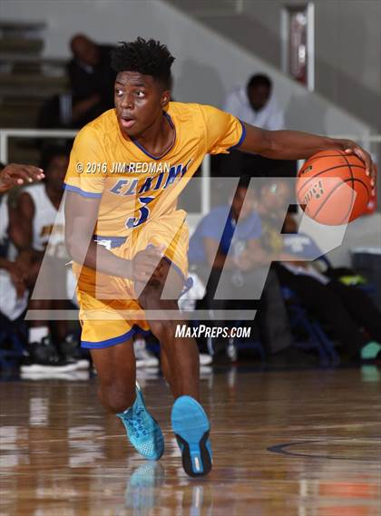 Thumbnail 3 in Fort Bend Elkins vs. Fort Bend Marshall (McDonald's Texas Invitational) photogallery.