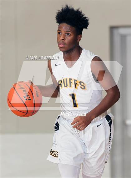 Thumbnail 1 in Fort Bend Elkins vs. Fort Bend Marshall (McDonald's Texas Invitational) photogallery.