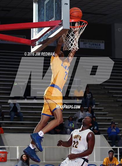 Thumbnail 3 in Fort Bend Elkins vs. Fort Bend Marshall (McDonald's Texas Invitational) photogallery.