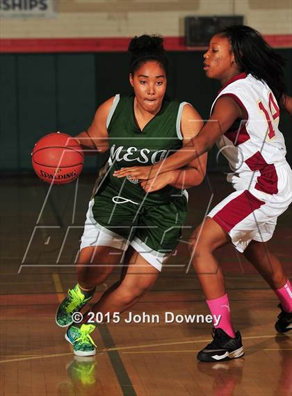 Thumbnail 3 in Murrieta Mesa vs. Indian Springs (Lady Bears Holiday Classic) photogallery.