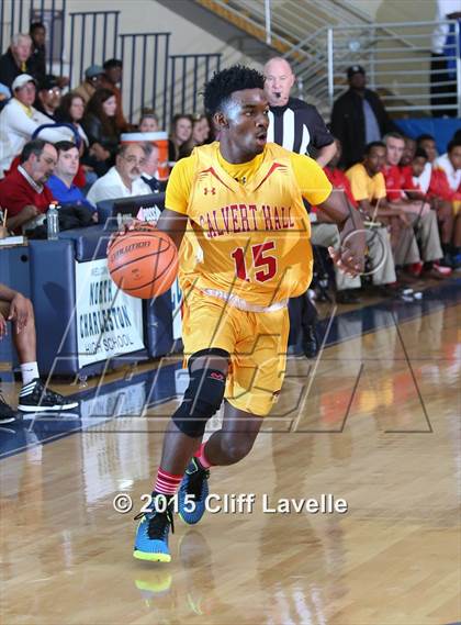 Thumbnail 2 in Calvert Hall vs. Linden (Rotary Roundball Classic Final) photogallery.
