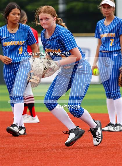 Thumbnail 3 in Corsicana @ Lovejoy (UIL 5A Softball Bi-District) photogallery.