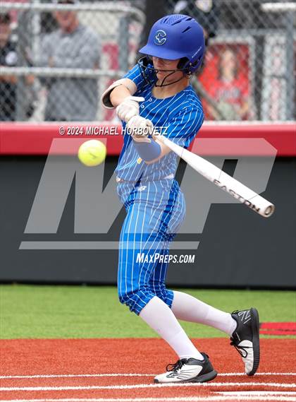 Thumbnail 3 in Corsicana @ Lovejoy (UIL 5A Softball Bi-District) photogallery.