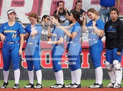 Thumbnail 3 in Corsicana @ Lovejoy (UIL 5A Softball Bi-District) photogallery.