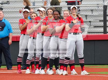 Thumbnail 2 in Corsicana @ Lovejoy (UIL 5A Softball Bi-District) photogallery.