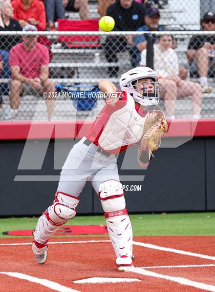 Thumbnail 2 in Corsicana @ Lovejoy (UIL 5A Softball Bi-District) photogallery.