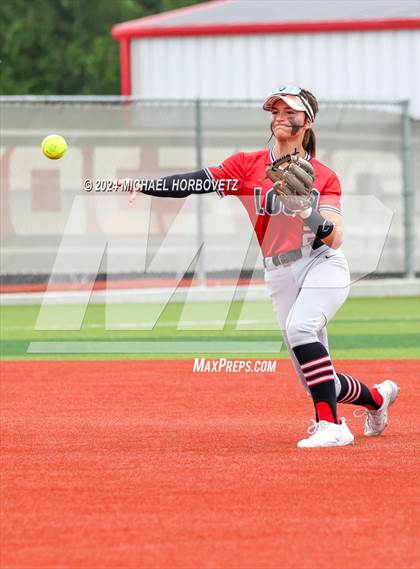 Thumbnail 2 in Corsicana @ Lovejoy (UIL 5A Softball Bi-District) photogallery.