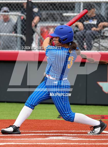 Thumbnail 3 in Corsicana @ Lovejoy (UIL 5A Softball Bi-District) photogallery.