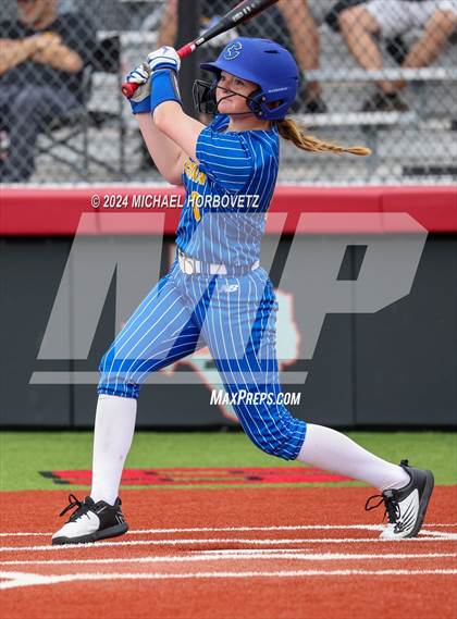 Thumbnail 2 in Corsicana @ Lovejoy (UIL 5A Softball Bi-District) photogallery.