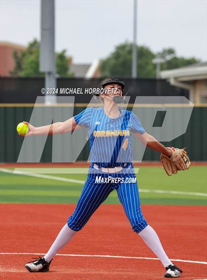 Thumbnail 3 in Corsicana @ Lovejoy (UIL 5A Softball Bi-District) photogallery.