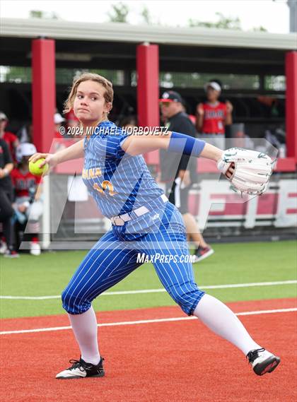 Thumbnail 3 in Corsicana @ Lovejoy (UIL 5A Softball Bi-District) photogallery.