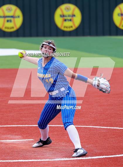 Thumbnail 3 in Corsicana @ Lovejoy (UIL 5A Softball Bi-District) photogallery.