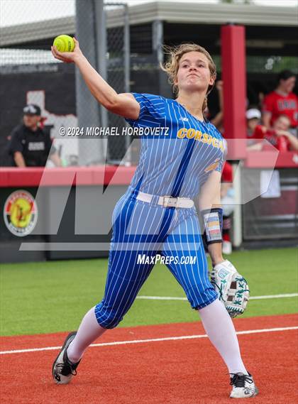 Thumbnail 2 in Corsicana @ Lovejoy (UIL 5A Softball Bi-District) photogallery.