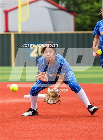 Thumbnail 2 in Corsicana @ Lovejoy (UIL 5A Softball Bi-District) photogallery.