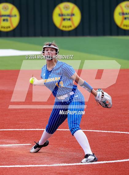 Thumbnail 3 in Corsicana @ Lovejoy (UIL 5A Softball Bi-District) photogallery.