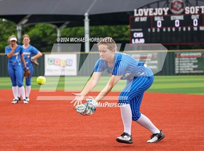 Thumbnail 2 in Corsicana @ Lovejoy (UIL 5A Softball Bi-District) photogallery.