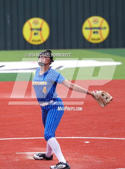 Thumbnail 2 in Corsicana @ Lovejoy (UIL 5A Softball Bi-District) photogallery.