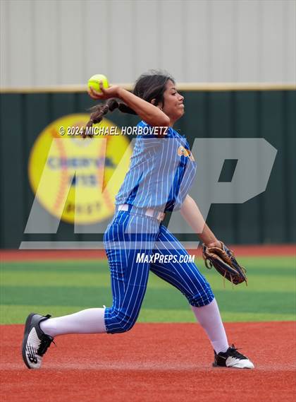Thumbnail 3 in Corsicana @ Lovejoy (UIL 5A Softball Bi-District) photogallery.