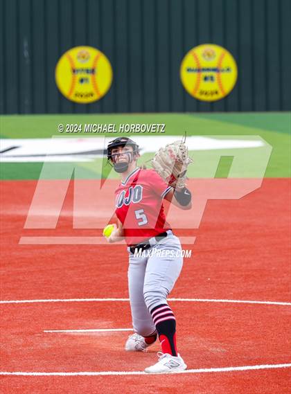 Thumbnail 2 in Corsicana @ Lovejoy (UIL 5A Softball Bi-District) photogallery.