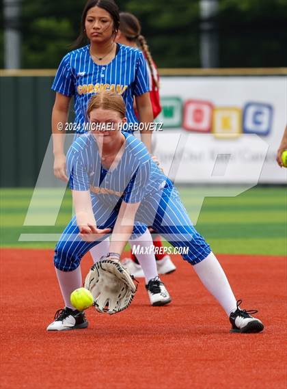 Thumbnail 2 in Corsicana @ Lovejoy (UIL 5A Softball Bi-District) photogallery.