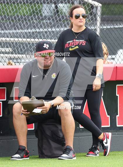 Thumbnail 2 in Corsicana @ Lovejoy (UIL 5A Softball Bi-District) photogallery.