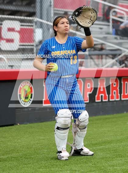 Thumbnail 1 in Corsicana @ Lovejoy (UIL 5A Softball Bi-District) photogallery.