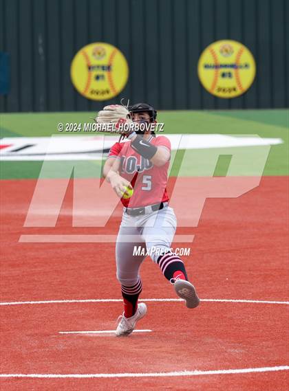 Thumbnail 2 in Corsicana @ Lovejoy (UIL 5A Softball Bi-District) photogallery.