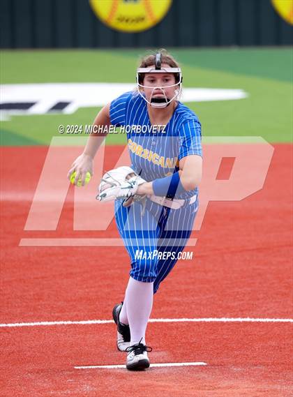 Thumbnail 3 in Corsicana @ Lovejoy (UIL 5A Softball Bi-District) photogallery.