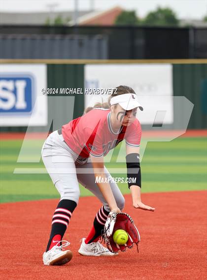 Thumbnail 1 in Corsicana @ Lovejoy (UIL 5A Softball Bi-District) photogallery.