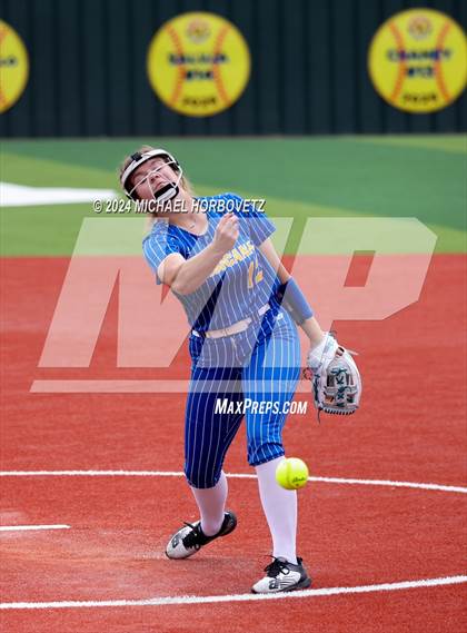 Thumbnail 2 in Corsicana @ Lovejoy (UIL 5A Softball Bi-District) photogallery.
