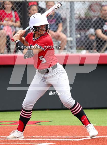 Thumbnail 1 in Corsicana @ Lovejoy (UIL 5A Softball Bi-District) photogallery.