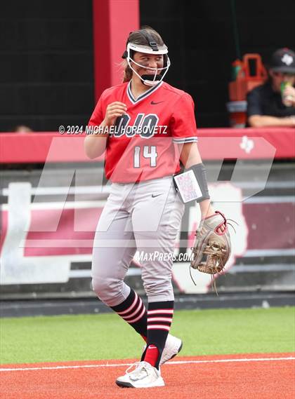 Thumbnail 2 in Corsicana @ Lovejoy (UIL 5A Softball Bi-District) photogallery.