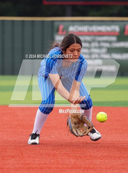 Thumbnail 2 in Corsicana @ Lovejoy (UIL 5A Softball Bi-District) photogallery.