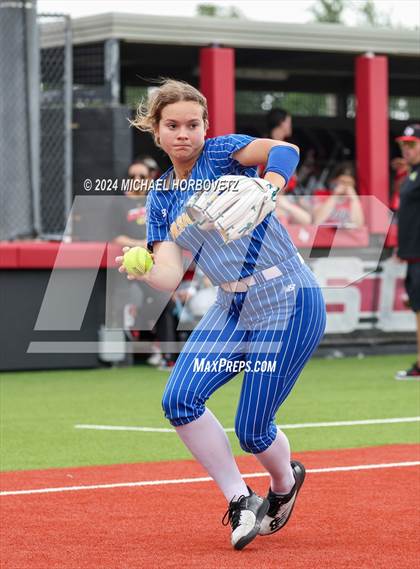 Thumbnail 2 in Corsicana @ Lovejoy (UIL 5A Softball Bi-District) photogallery.