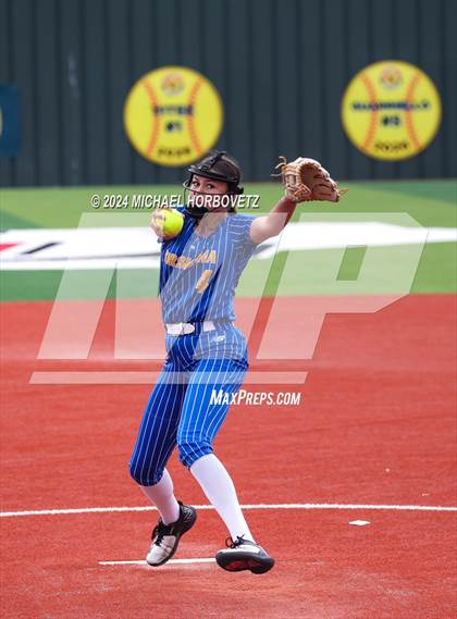 Thumbnail 3 in Corsicana @ Lovejoy (UIL 5A Softball Bi-District) photogallery.