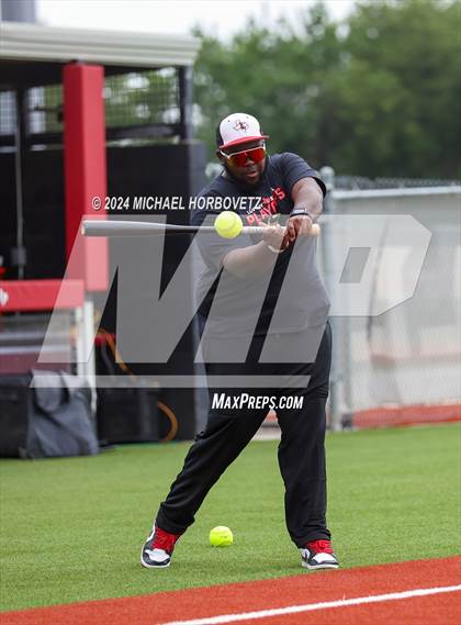 Thumbnail 2 in Corsicana @ Lovejoy (UIL 5A Softball Bi-District) photogallery.