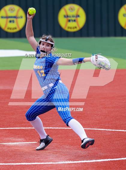 Thumbnail 2 in Corsicana @ Lovejoy (UIL 5A Softball Bi-District) photogallery.
