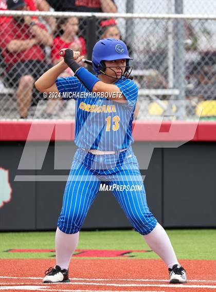 Thumbnail 2 in Corsicana @ Lovejoy (UIL 5A Softball Bi-District) photogallery.
