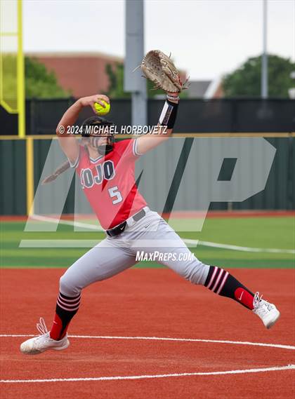 Thumbnail 3 in Corsicana @ Lovejoy (UIL 5A Softball Bi-District) photogallery.