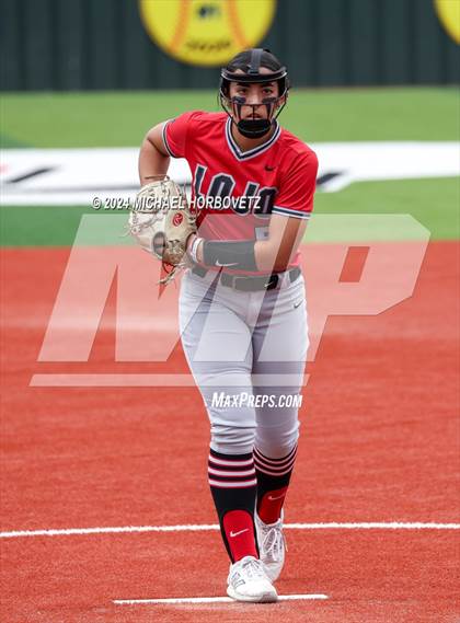 Thumbnail 3 in Corsicana @ Lovejoy (UIL 5A Softball Bi-District) photogallery.