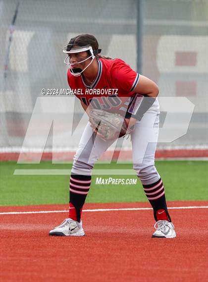 Thumbnail 2 in Corsicana @ Lovejoy (UIL 5A Softball Bi-District) photogallery.