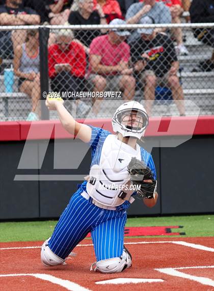 Thumbnail 2 in Corsicana @ Lovejoy (UIL 5A Softball Bi-District) photogallery.