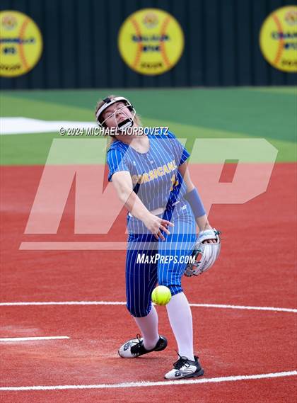 Thumbnail 2 in Corsicana @ Lovejoy (UIL 5A Softball Bi-District) photogallery.