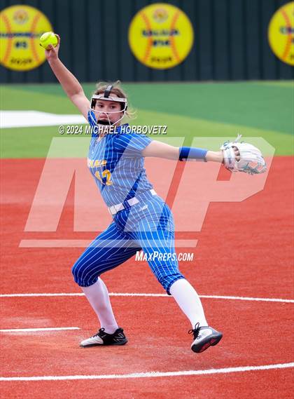 Thumbnail 2 in Corsicana @ Lovejoy (UIL 5A Softball Bi-District) photogallery.