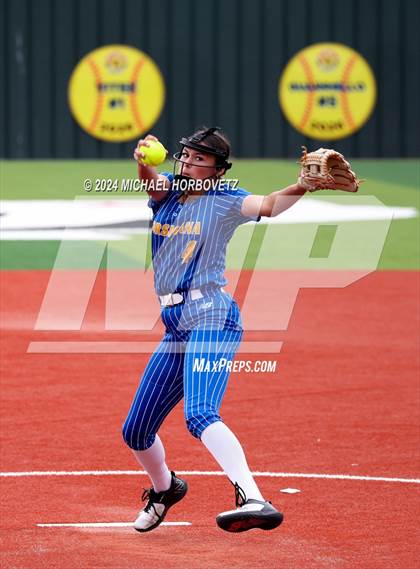 Thumbnail 3 in Corsicana @ Lovejoy (UIL 5A Softball Bi-District) photogallery.