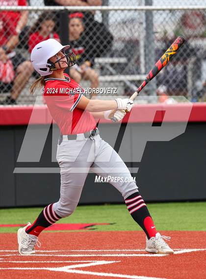 Thumbnail 3 in Corsicana @ Lovejoy (UIL 5A Softball Bi-District) photogallery.