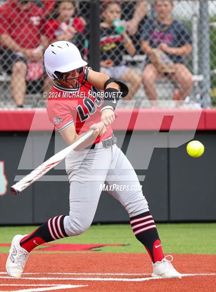 Thumbnail 3 in Corsicana @ Lovejoy (UIL 5A Softball Bi-District) photogallery.