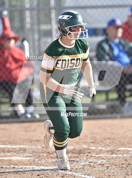 Thumbnail 1 in Edison @ Los Alamitos (Game 2) photogallery.