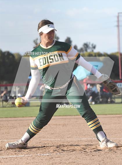Thumbnail 1 in Edison @ Los Alamitos (Game 2) photogallery.